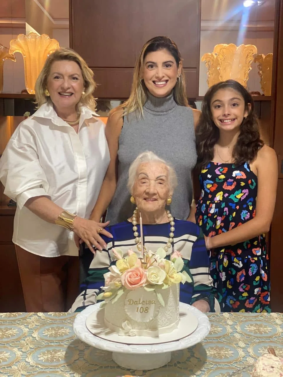 Festa em família: professora tradicional do ES faz 108 anos. Veja fotos! (Foto: Arquivo pessoal)