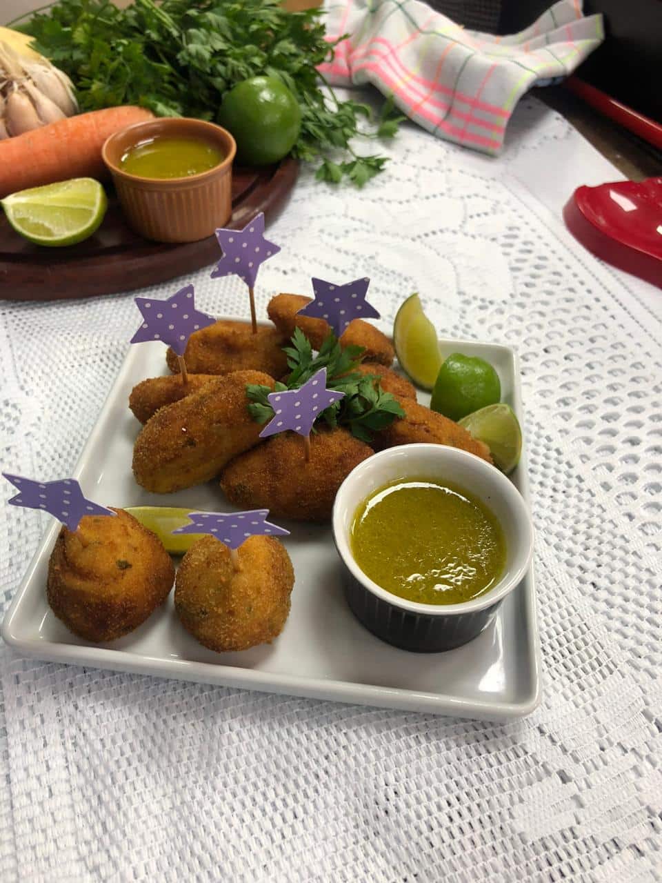 Croquete de pernil