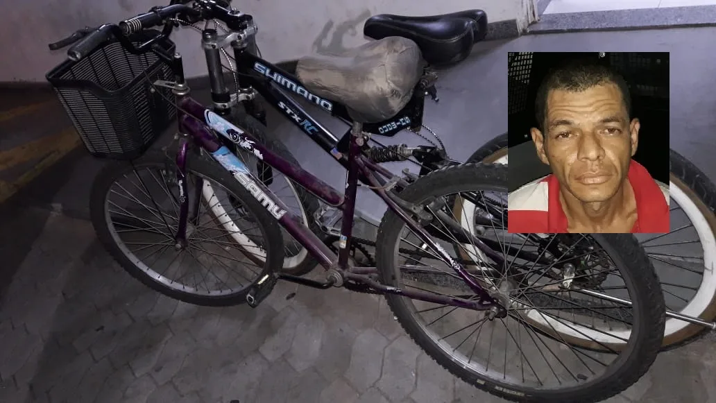 Homem é agredido por populares e preso após furtar bicicleta em Vila Velha