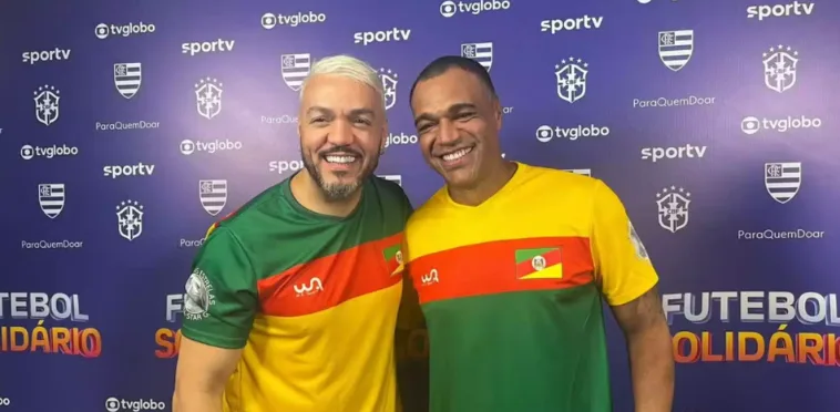 Belo e Denilson: de rivalidade judicial a abraço em futebol. O que aconteceu?