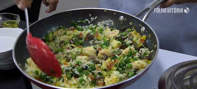 Arroz de camarão à portuguesa