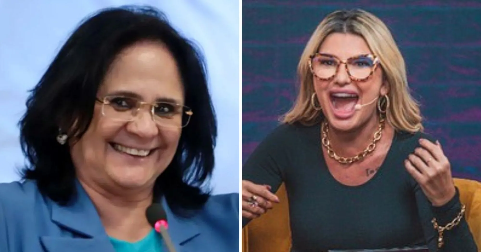 Antonia Fontenelle diz que ministra Damares a convidou para o Tinder