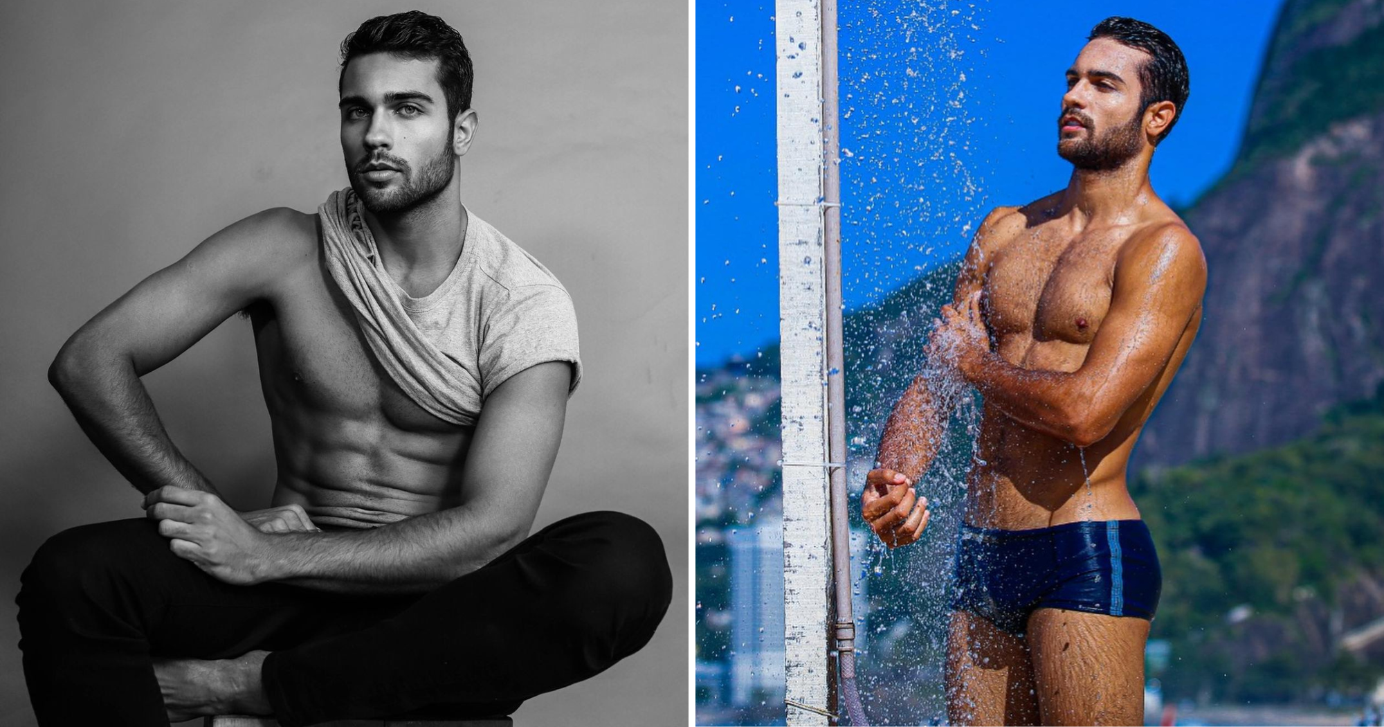 Gato do vôlei capixaba, Vinicius Freitas estreia como modelo no SPFW