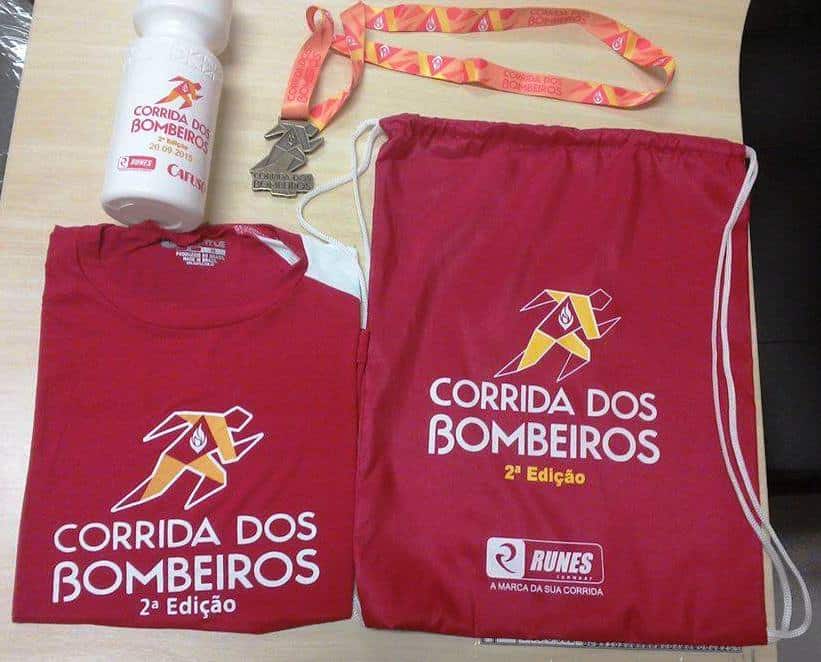 Vá buscar a vermelhinha! Começa entrega de kits da Corrida dos Bombeiros e dá tempo de se inscrever