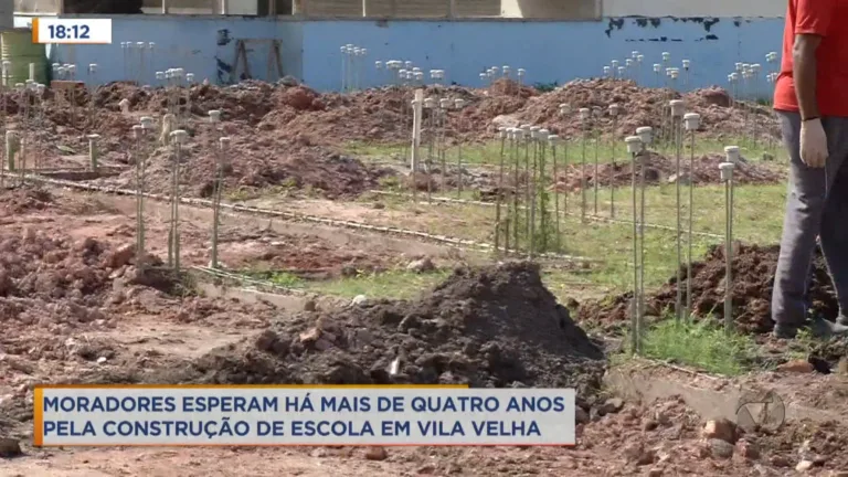 Moradores esperam há mais de quatro anos pela construção de escola em Vila Velha