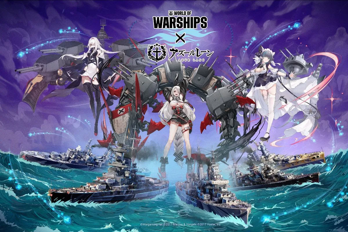 World of Warships dá as boas-vindas ao retorno do conteúdo de Azur Lane