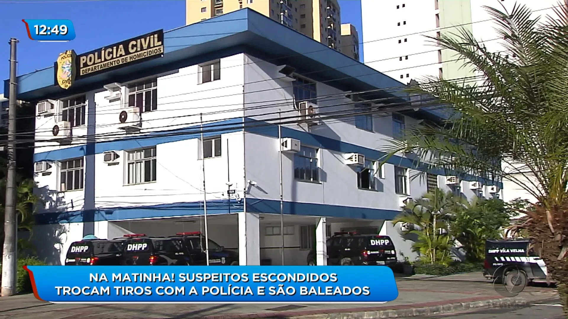 Dois homens trocaram tiros com a Polícia Militar e acabaram presos