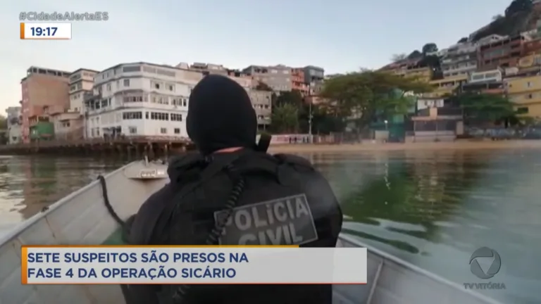 Sete suspeitos são presos em mega operação