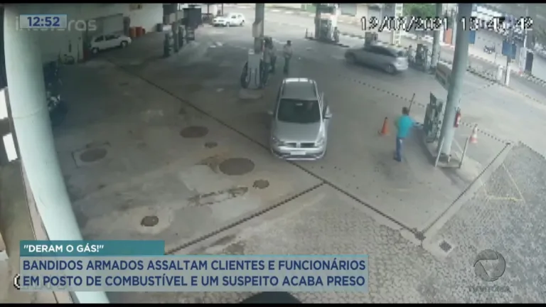 Bandidos assaltam posto de gasolina em Santa Inês, Vila Velha, e rendem funcionários
