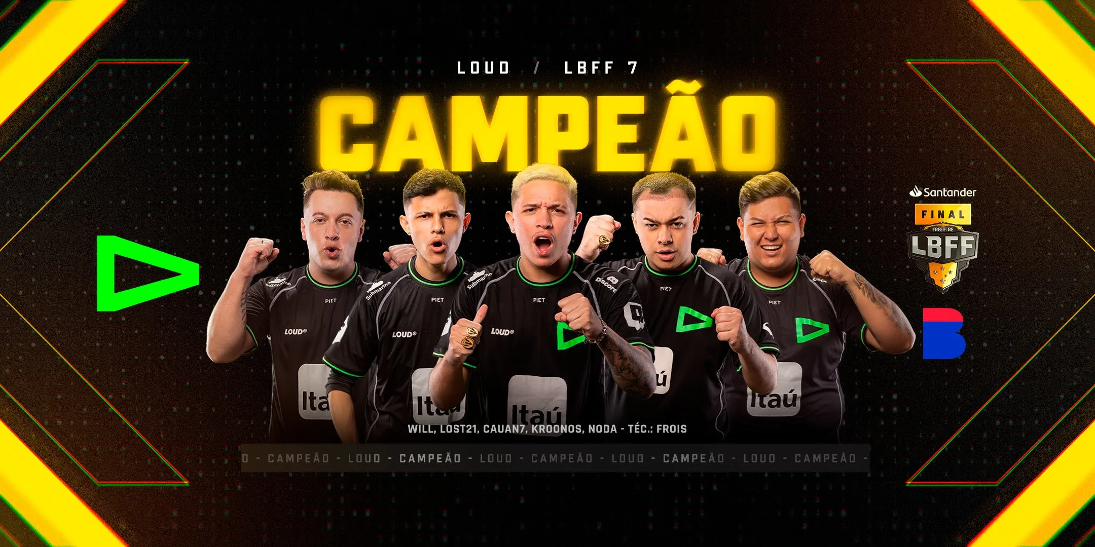 LOUD é campeã da Liga Brasileira de Free Fire - LBFF 7