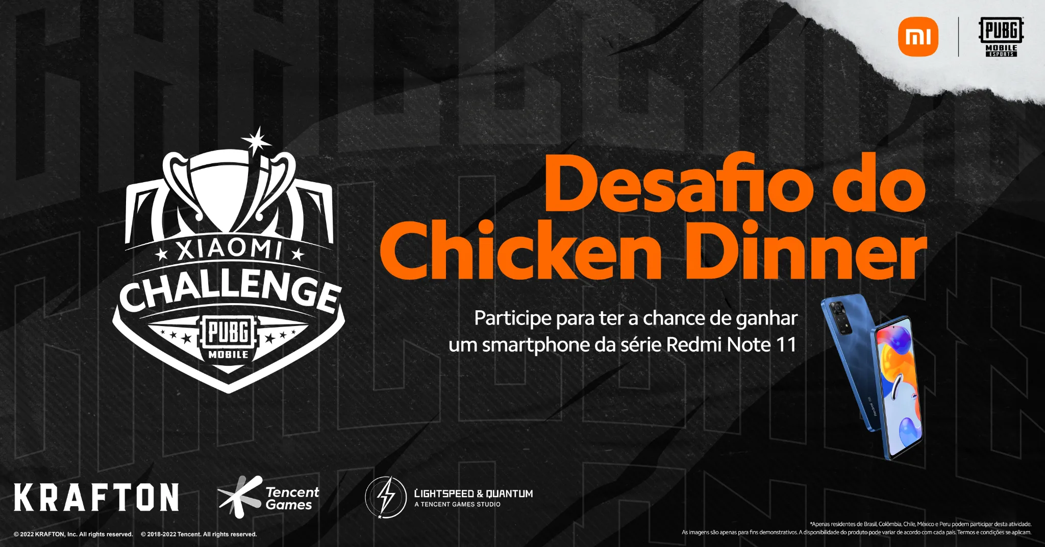 PUBG MOBILE Xiaomi Challenge: torneio com 5 países da América Latina