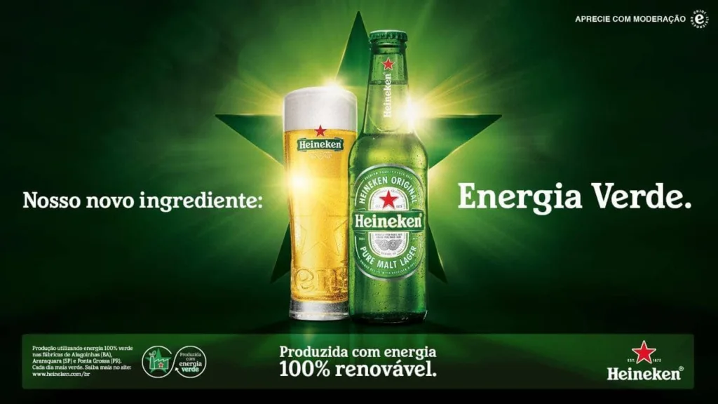 A Heineken® começa a ser produzida, em dezembro de 2020, com energia 100% renovável