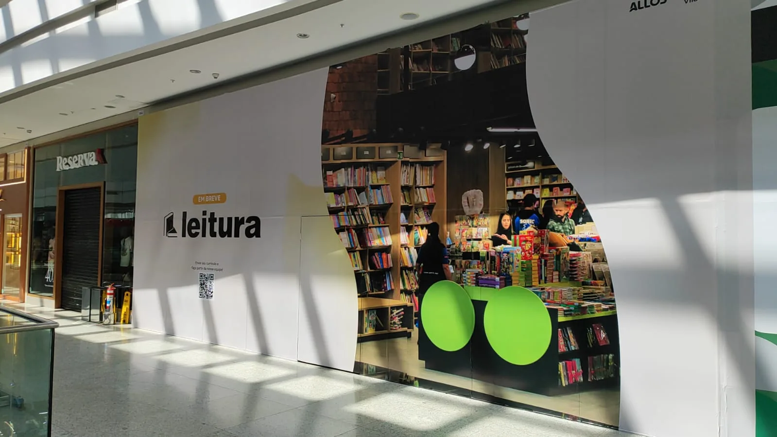 Leitura abrirá loja com 620m² em shopping de Vila Velha