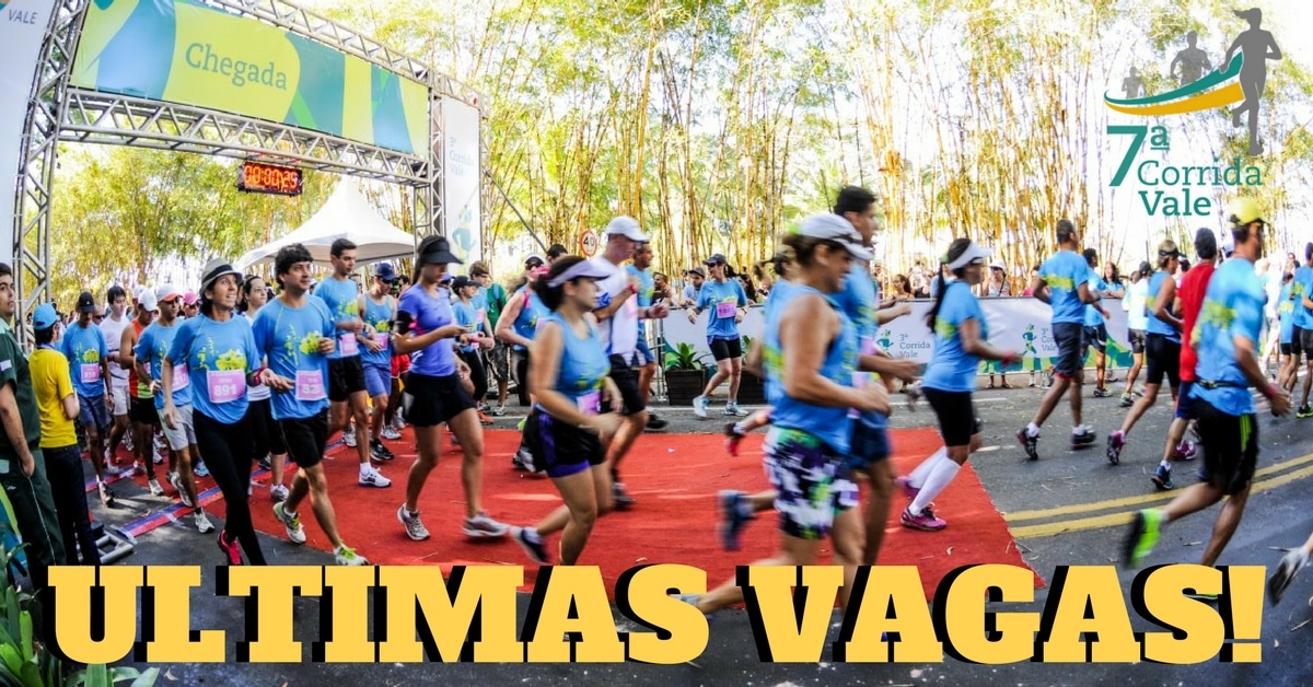 Últimas vagas da Corrida Vale: Percursos inéditos e kit turbinado. Inscreva-se já!