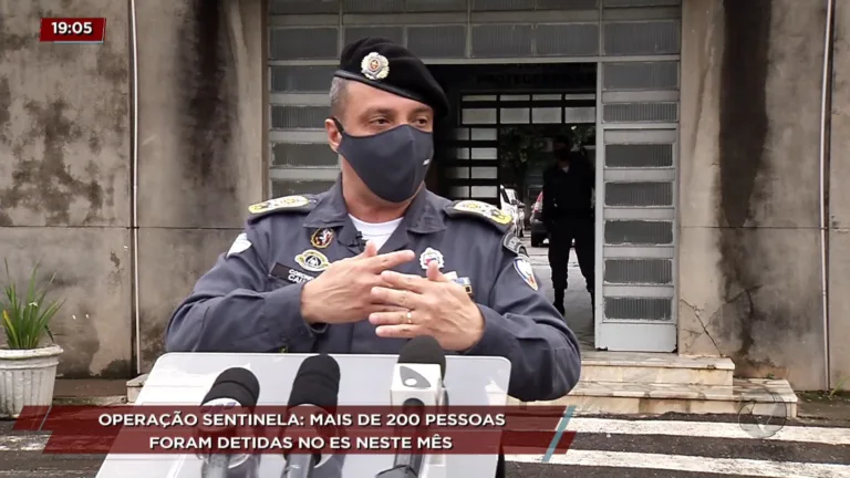 Operação Sentinela: mais de 200 pessoas já foram detidas no ES