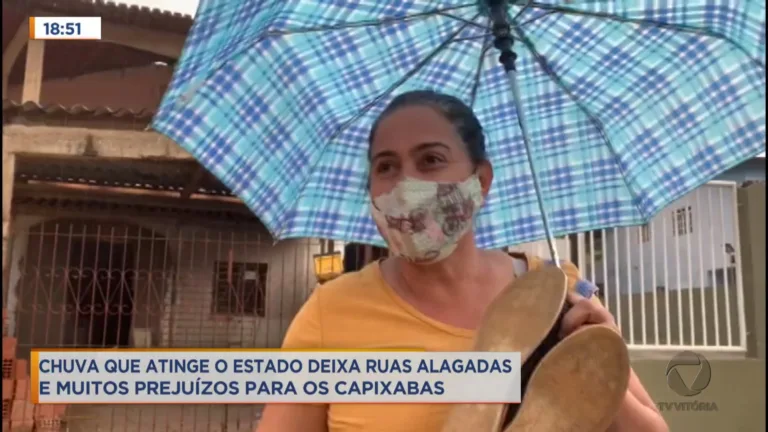 Chuva alaga principais vias e causa transtornos na Grande Vitória