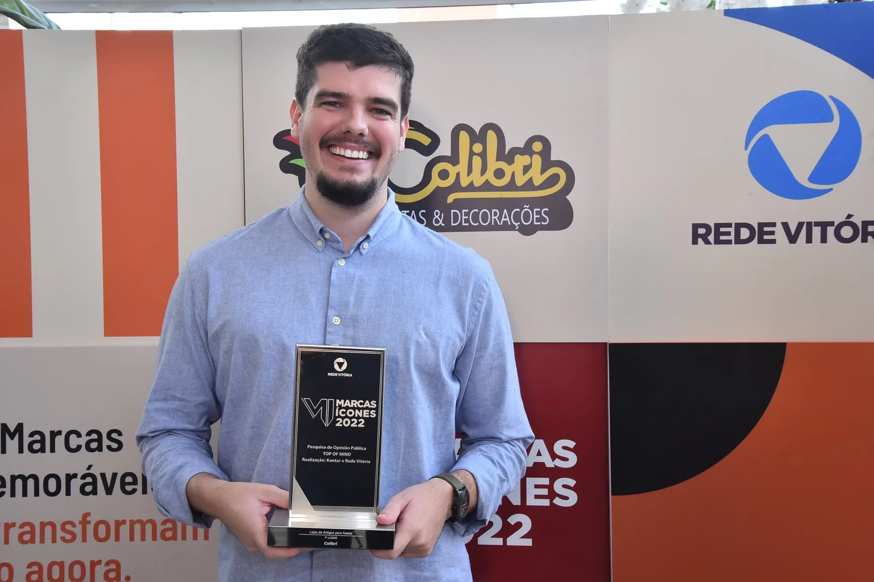 Rodolfo Schowambach, proprietário do Colibri Festas e Decorações.