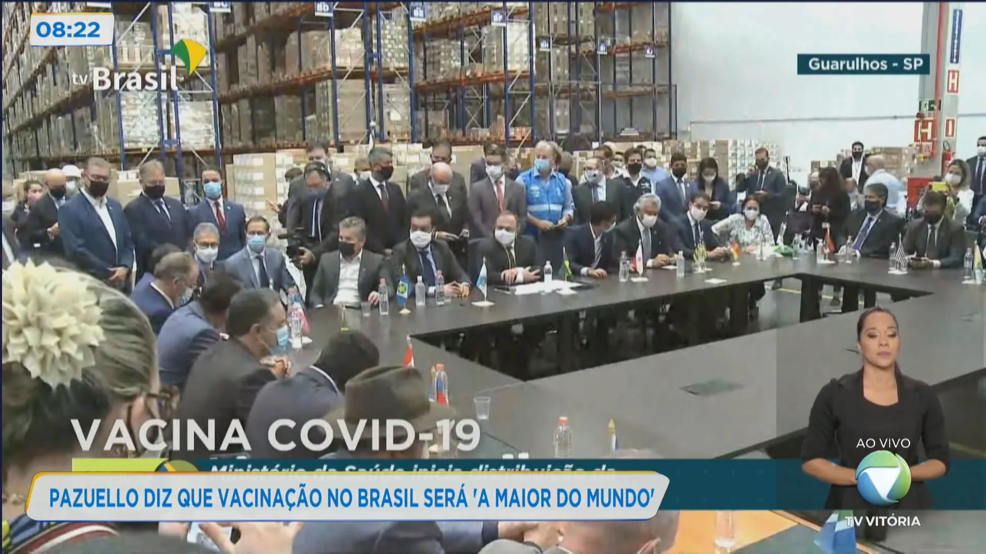 Governador anuncia que pode começar a imunizar Capixabas nesta segunda-feira, 18