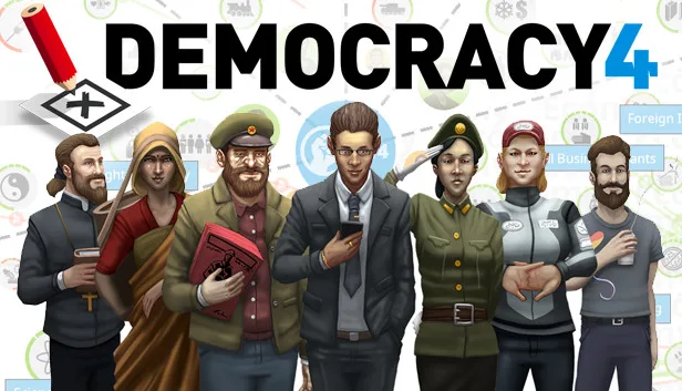 Democracy 4 — Game de simulação politica em estado da arte.