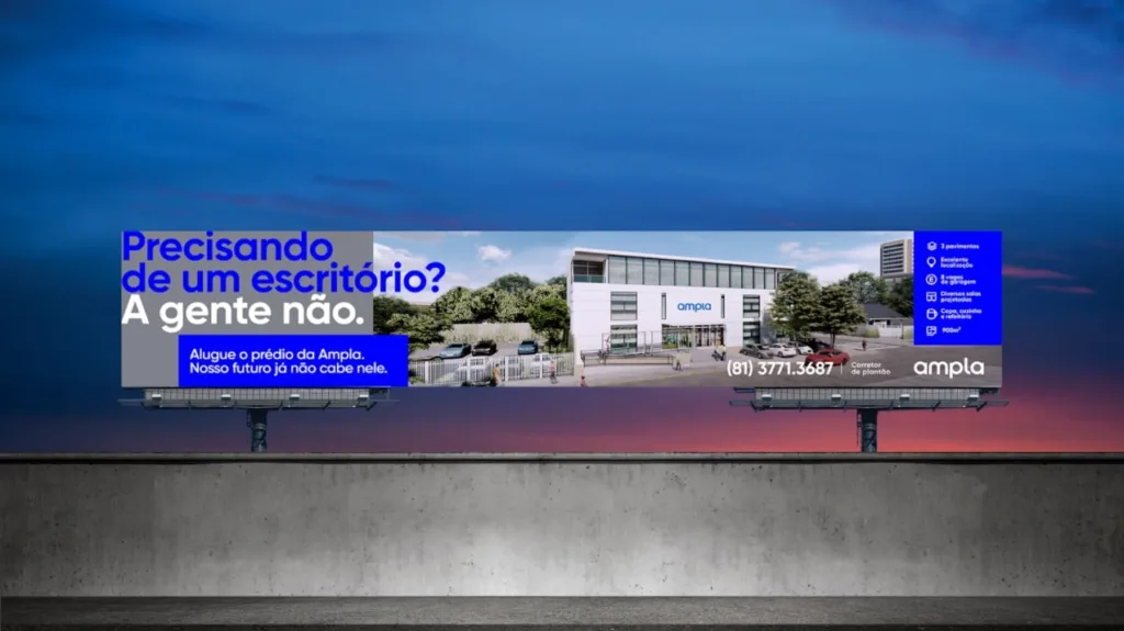 Ampla cria campanha para anunciar os novos tempos da agência