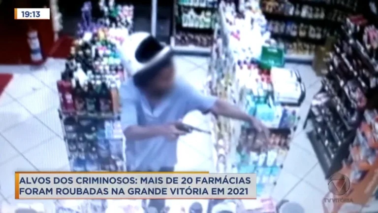 Uma farmácia é assaltada por semana na Grande Vitória