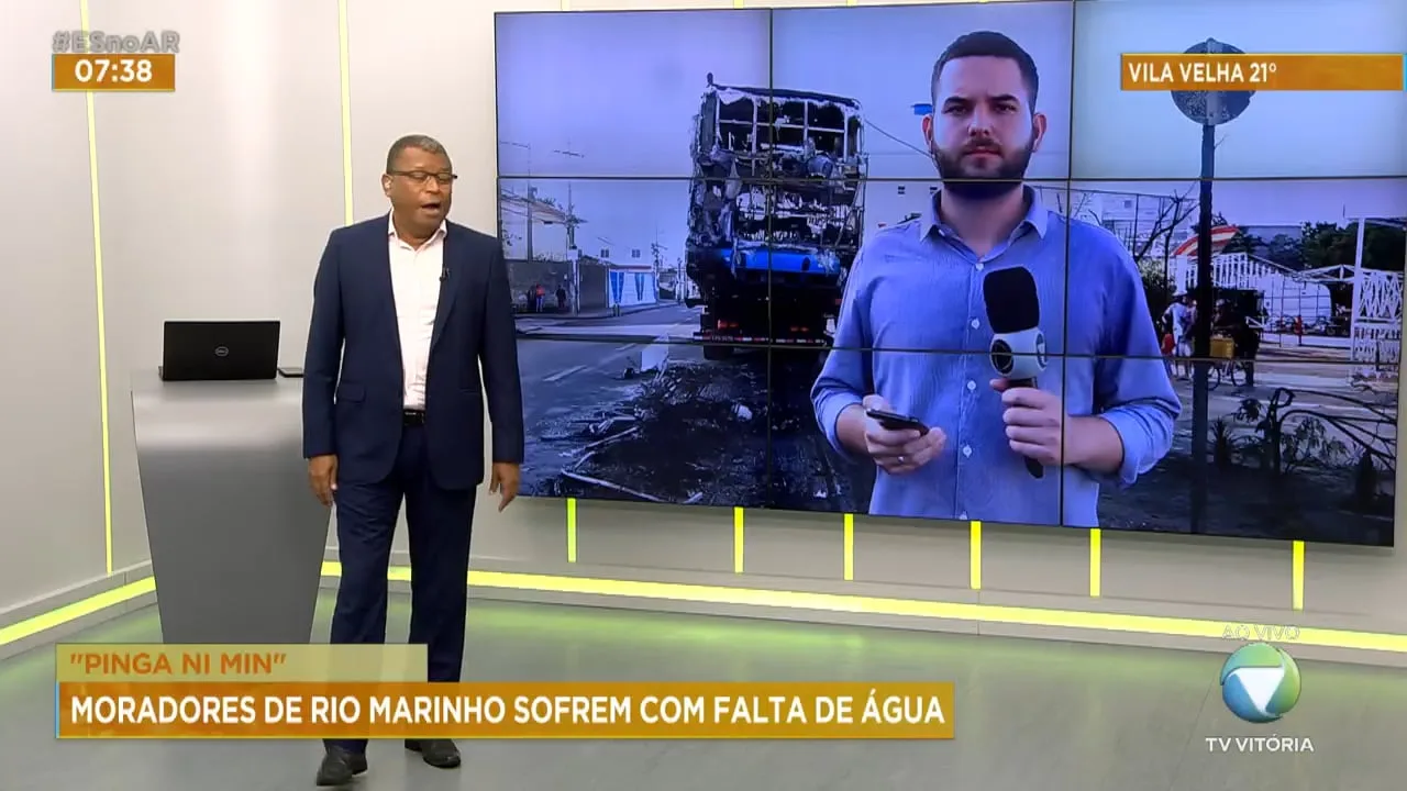 Bandidos fazem ameaças e incendeiam ônibus na Serra