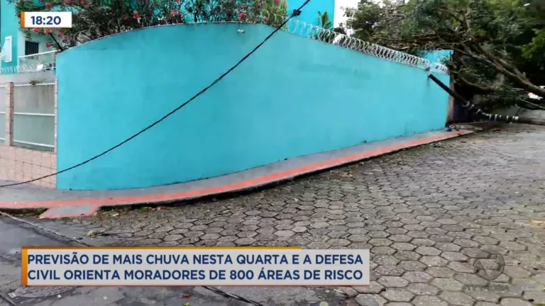 Vai continuar chovendo! Defesa Civil alerta quem mora em área de risco