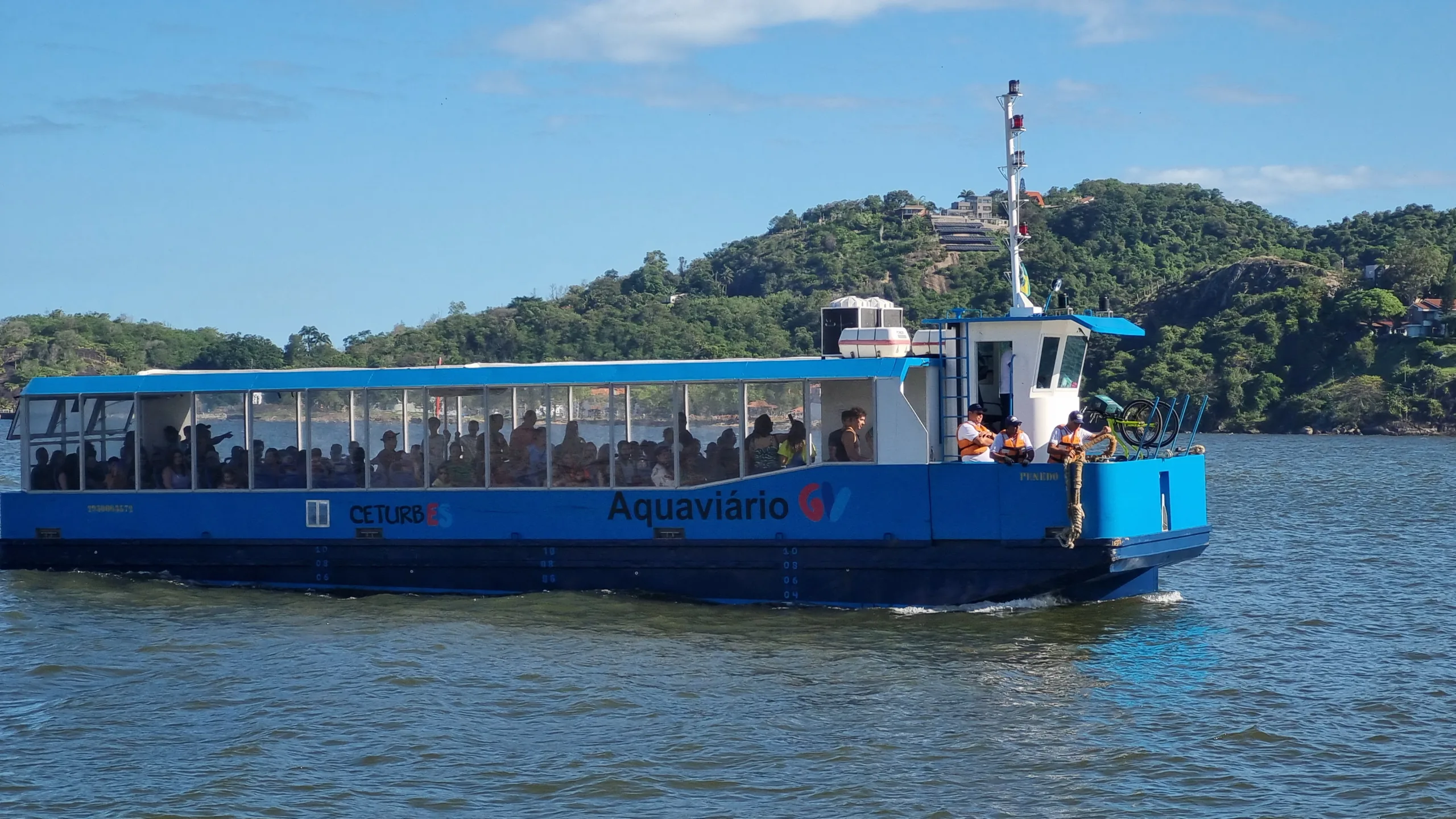 Aquaviário terá nova embarcação com vista panorâmica