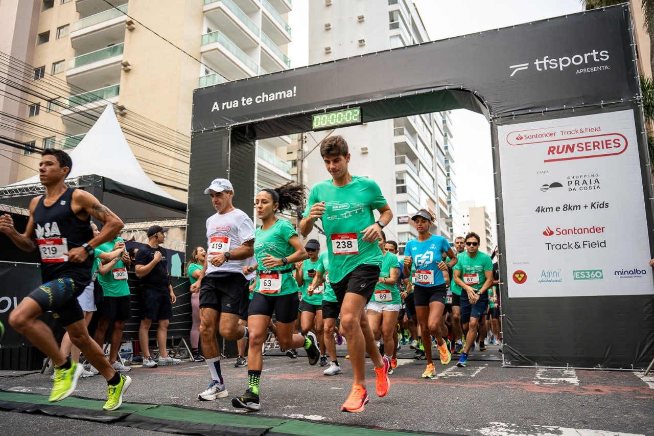 Santander Track&Field Run Series realiza etapa Shopping Praia da Costa