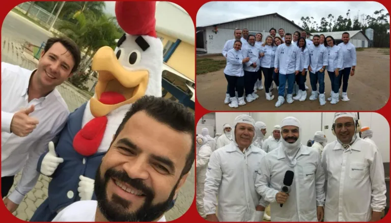 Participantes do reality "Chef de Família" visitam empresa de alimentos em Linhares