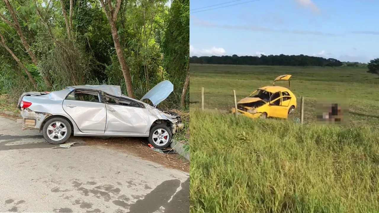 Duas pessoas morrem em acidentes em Linhares e Aracruz