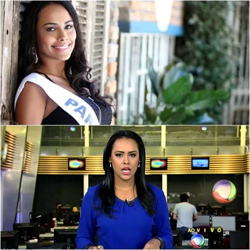 Miss jornalista assume bancada de telejornal da Record