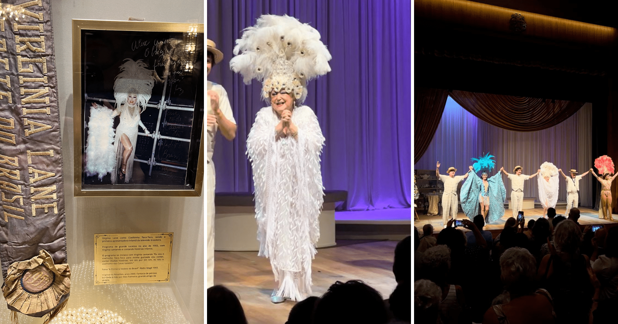 Suely Franco homenageia vedete do ES no Teatro Copacabana Palace (Foto: Pedro Permuy)