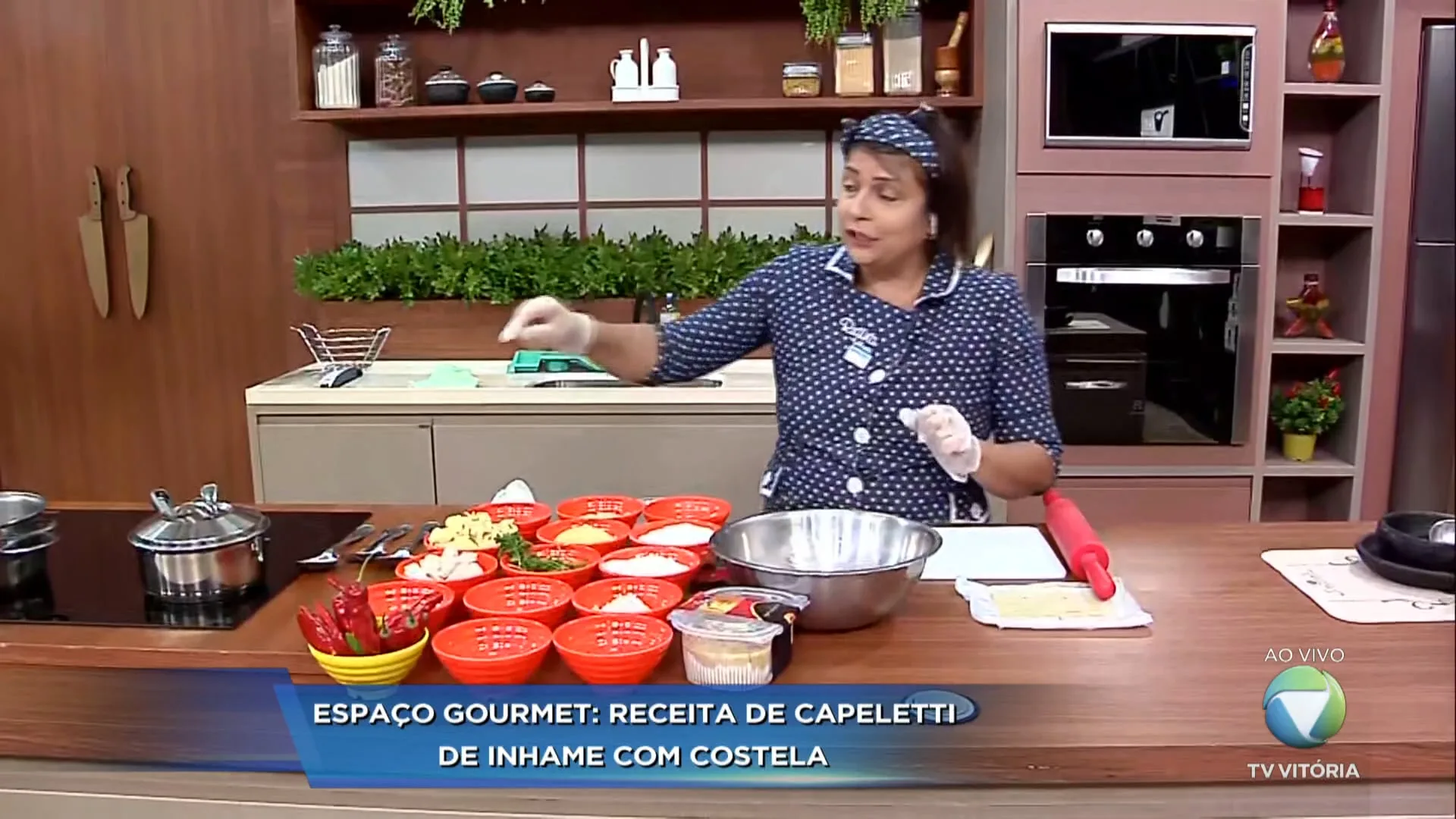 Espaço Gourmet: capeletti de inhame