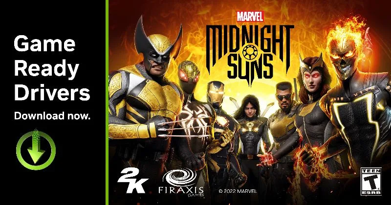 Novo Game Ready Driver para Marvel's Midnight Suns e NFS Unbound