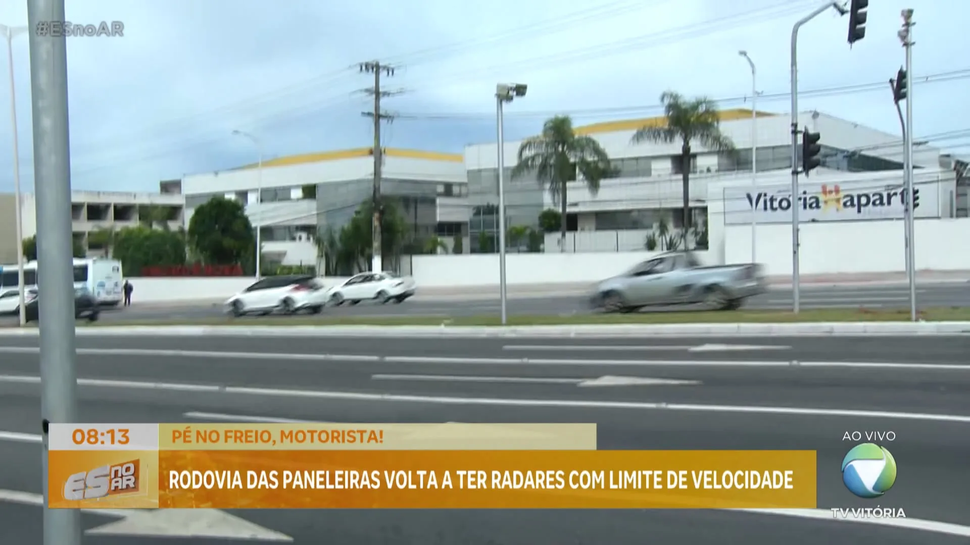 Rodovia das Paneleiras volta a ter radares com limite de velocidade