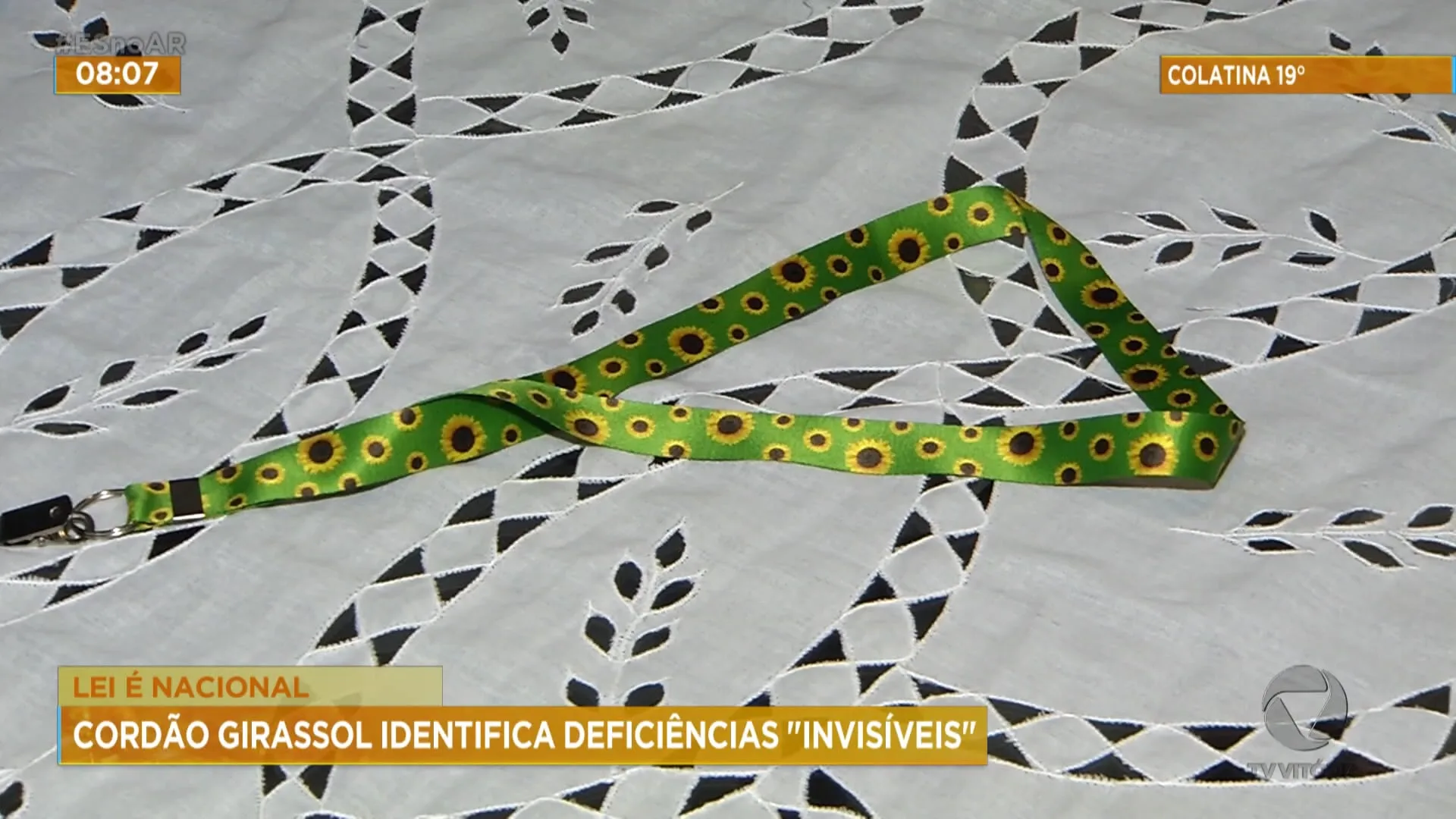 Cordão de girassol: desenho identifica pessoas com deficiências ocultas