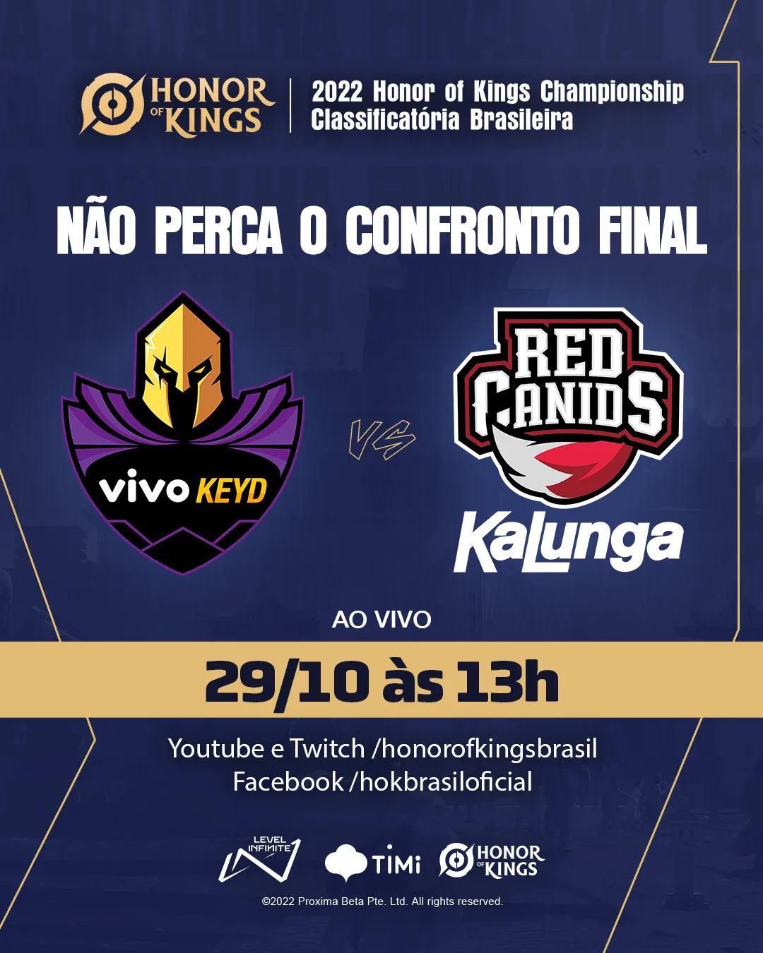 Honor of Kings Championship Brazil: conheça os times das finais