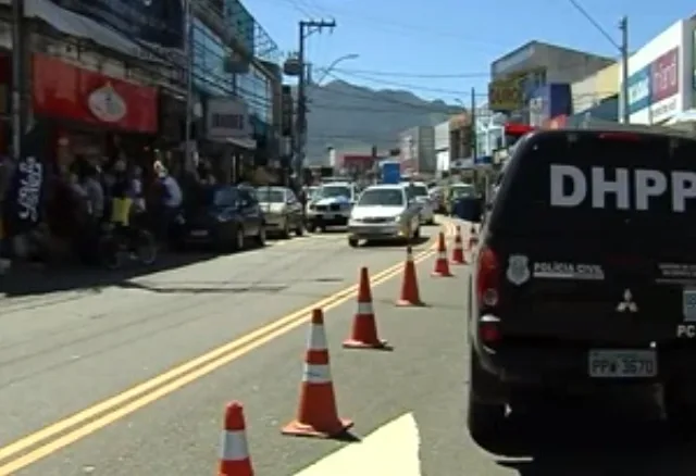 Homem foi morto após discussão na Avenida Central em Laranjeiras