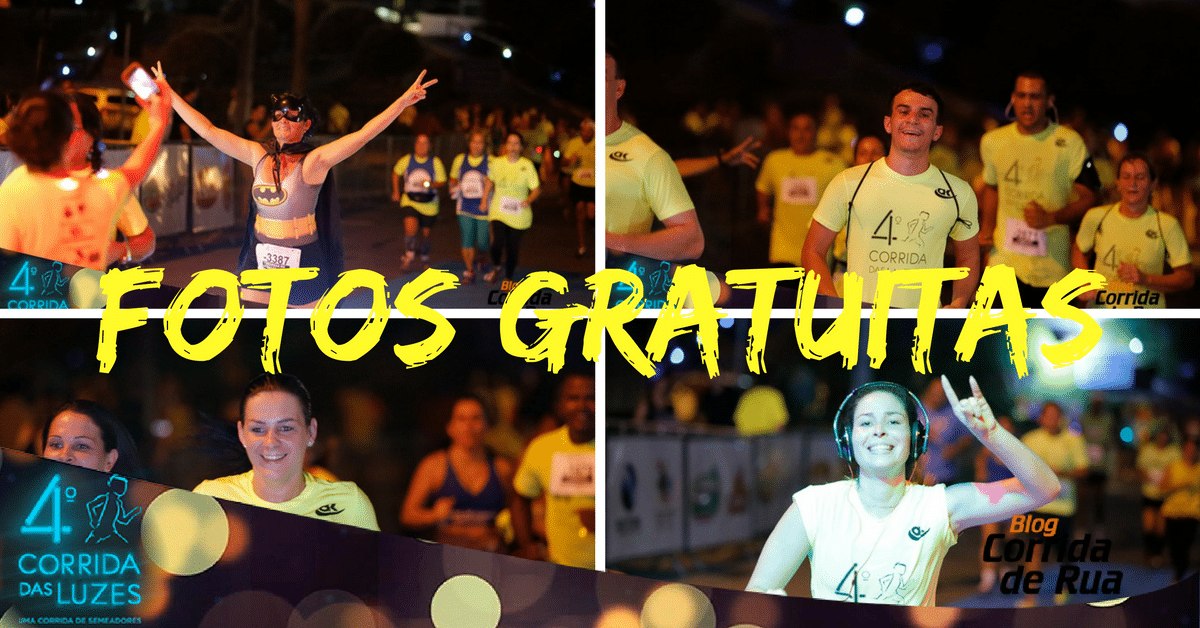 Fotos gratuitas da Corrida das Luzes já estão no ar. Compartilhe!