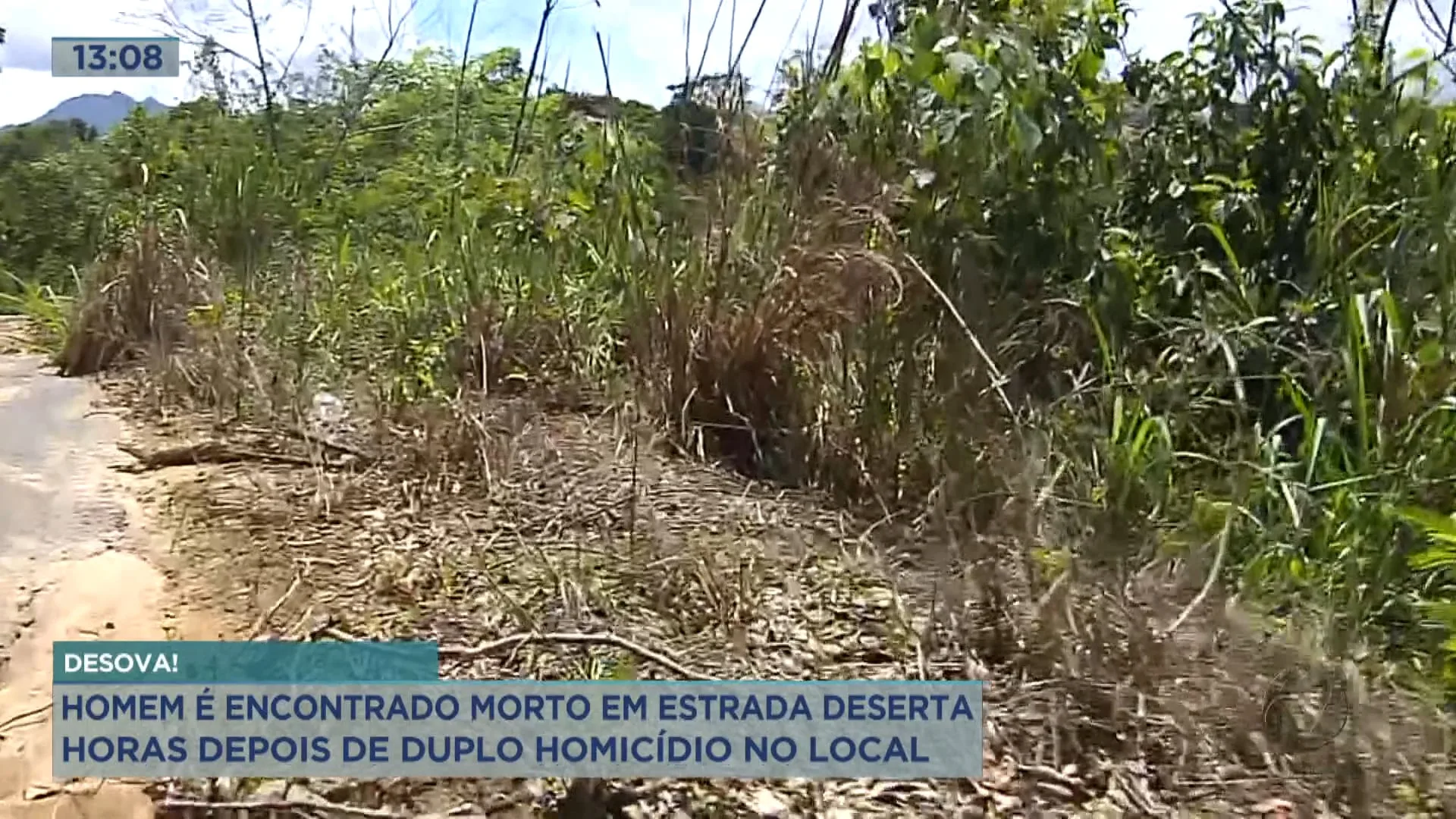 Um homem foi encontrado morto em uma estrada do bairro Nova Rosa da Penha 2, em Cariacica