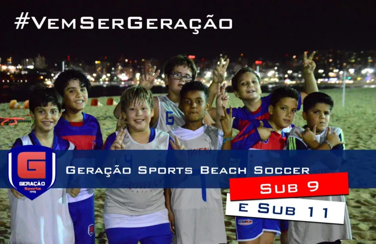 Esporte para a família no Geração Sports Beach Soccer!