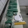 Polícia apreende 25 quilos de maconha enterrados em área de mata na Serra