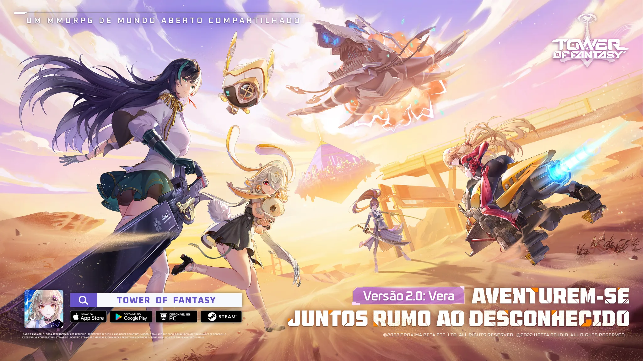 Tower of Fantasy anuncia dublagem do jogo e mais novidades