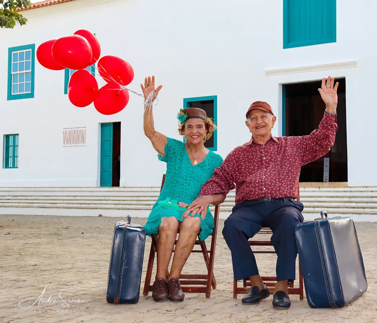 Casal comemora 68 anos de união com ensaio fotográfico no Sul do ES