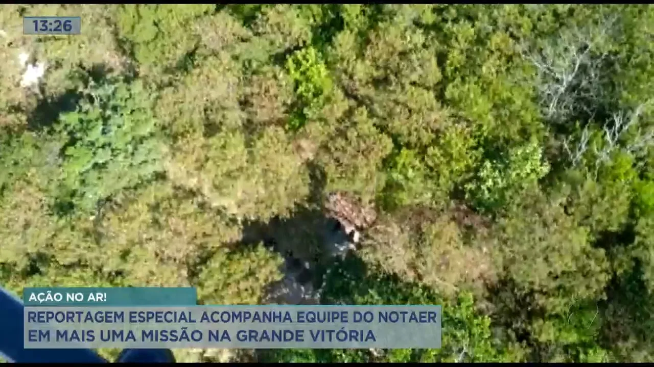 Ação no ar!