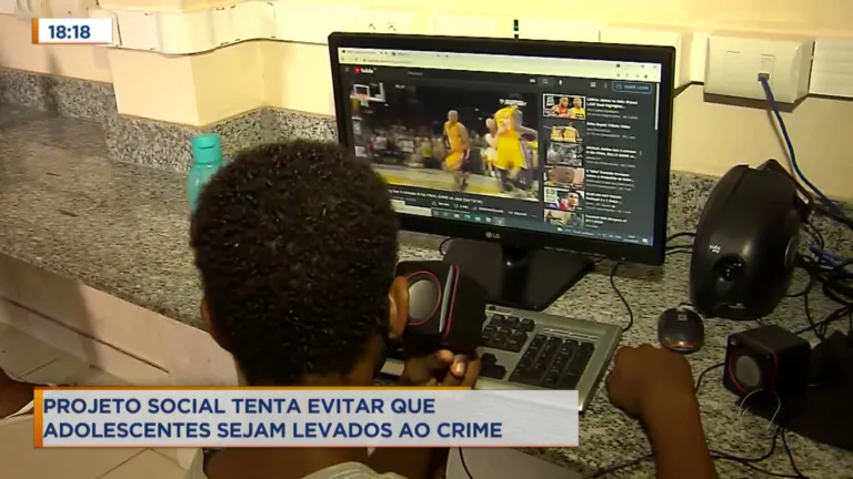 Projeto social tenta evitar que crianças e adolescentes escolham caminho do crime