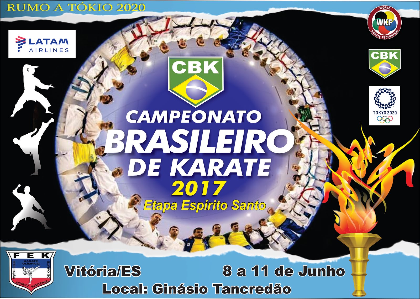 Agenda Esportiva: Tancredão sedia etapa do brasileiro de Karatê