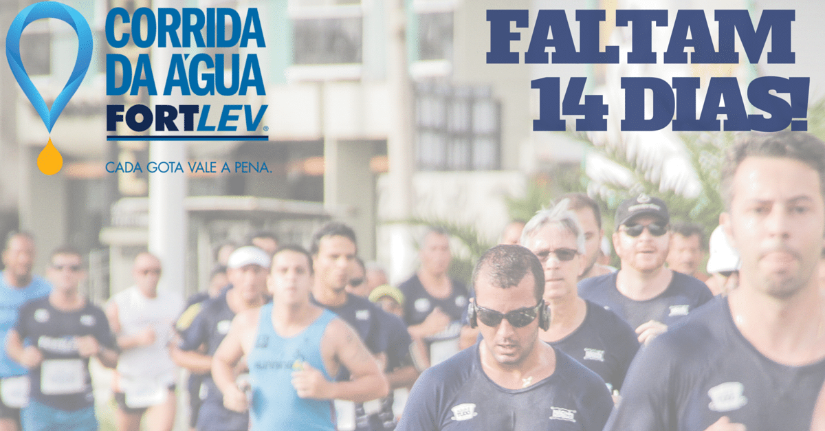 Começa a contagem regressiva: Faltam 14 dias para a Corrida da Água Fortlev!