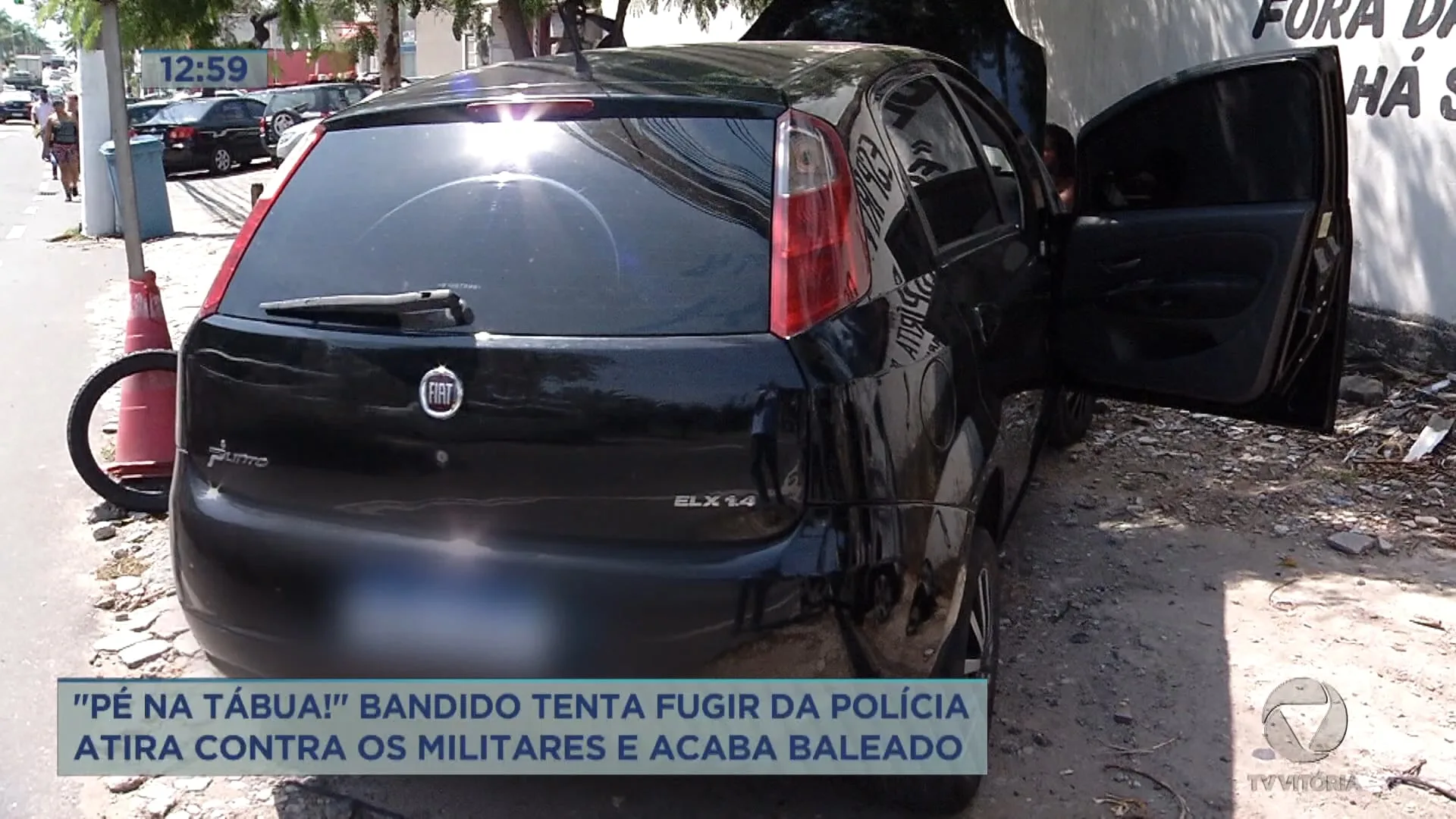 Polícia Militar e suspeitos trocam tiros na Serra